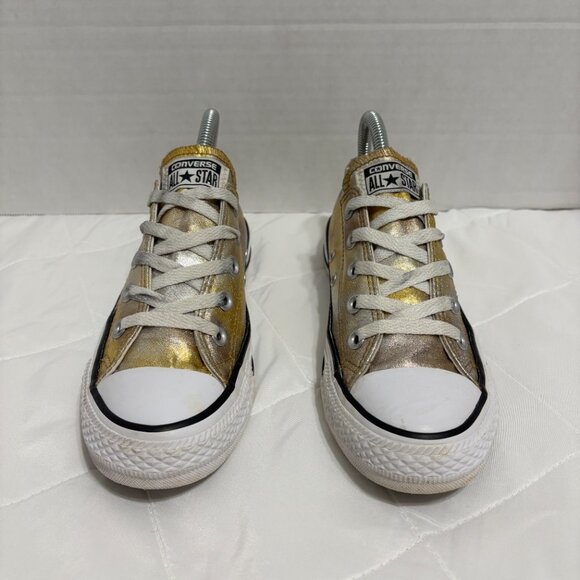 Converse Chuck Taylor All Star Ox Metallic Gold Silver Copper Low Top Women’s 6 - Picture 7 of 16